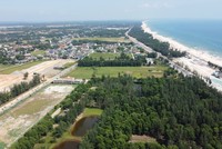 Khu vực ven biển huyện Gio Linh, tỉnh Quảng Trị. Ảnh: Ngọc Tân