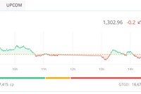 Nhóm công ty chứng khoán giao dịch tích cực, VN-Index tiếp tục trụ lại mốc 1.300 điểm 