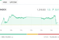 Phiên giao dịch chiều 2/4: Hụt chân cuối phiên 