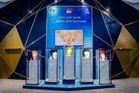 Hình ảnh phối cảnh khu vực trưng bày của PNJ tại triễn lãm (Ảnh: PNJ)