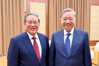 Tổng Bí thư Tô Lâm gặp Thủ tướng Quốc vụ viện Trung Quốc Lý Cường tại Triều Tiên