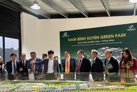 Đoàn doanh nghiệp tỉnh Gyeonggi Hàn Quốc đã tới thăm, khảo sát thực tế tại KCN Nam Bình Xuyên Green Park (Phú Thọ).