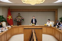 Phó Thủ tướng Chính phủ Hồ Đức Phớc chủ trì cuộc họp cơ cấu lại Tổng công ty Đường sắt Việt Nam giai đoạn 2026-2030, tầm nhìn 2035 - Ảnh: VGP.