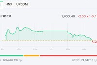 Nhóm Vingroup hạ nhiệt, VN-Index giảm nhẹ trong phiên chiều 21/4