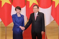 Chủ tịch Quốc hội Trần Thanh Mẫn hội kiến Thủ tướng Nhật Bản Takaichi Sanae