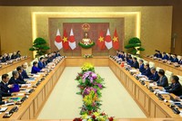 Toàn cảnh hội đàm. Ảnh: Đức Thanh.