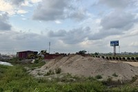 Tại Hải Phòng, khu công nghiệp Tràng Duệ 3 do CTCP Khu công nghiệp Sài Gòn - Hải Phòng, công ty con của Tổng công ty Phát triển Đô Thị Kinh Bắc làm chủ đầu tư đang được triển khai xây dựng. Ảnh: Quỳnh Nga