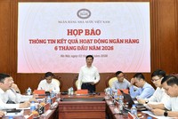 Ông Phạm Thanh Hà, Phó Thống đốc NHNN phát biểu tại họp báo