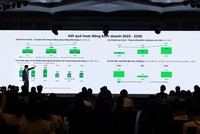 Ông Phan Đăng Hưng, Giám đốc Chiến lược và Phát triển DatVietVAC trình bày tại roadshow tại Hà Nội.