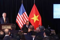 Tổng Bí thư, Chủ tịch nước Tô Lâm gặp gỡ chuyên gia, trí thức người Việt Nam tại Hoa Kỳ. (Ảnh: Thống Nhất/TTXVN)