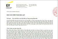 MAFPF1: Báo cáo tài chính kiểm toán 2013 và mời tham dự Đại hội nhà đầu tư