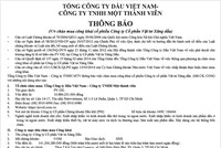 PVOil thông báo chào mua công khai cổ phiếu COM