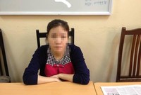 Nghi phạm tại cơ quan công an