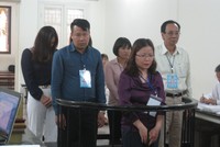 Các bị cáo tại tòa