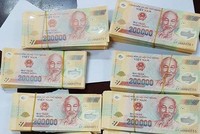 Bắt quả tang cặp vợ chồng rao bán 470 triệu đồng tiền giả tại Hoài Đức