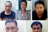Chân dung 5 nghi phạm trong vụ án cướp dây cáp điện tại Mê Linh