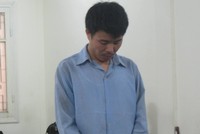 Bị cáo Lê Khắc Huấn tại tòa