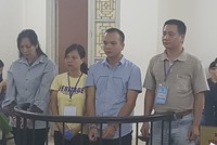 Các bị cáo tại tòa