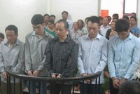 Các bị cáo tại tòa