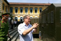 Bị án Phạm Công Danh tại phiên tòa xét xử trong TP HCM. Ảnh: Việt Đức.