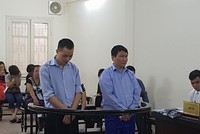 Các bị cáo tại tòa.