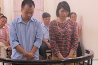 Các bị cáo tại tòa.