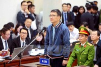 Bị cáo Trịnh Xuân Thanh tại tòa.