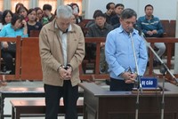 Các bị cáo tại tòa.