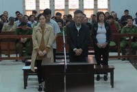 Các bị cáo tại tòa.