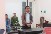 Bị cáo tại tòa.