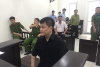 Bị cáo Cường tại tòa.