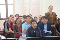 Bị cáo tại phiên tòa sơ thẩm.