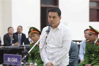 Bị cáo Nguyễn Quang Thành, em rể Vũ, nguyên Giám đốc Công ty TNHH Minh Hưng Phát. Ảnh: TTXVN.