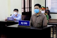 Bị cáo tại phiên tòa sơ thẩm. Ảnh Nhân dân