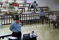 Quang cảnh phiên tòa phúc thẩm.