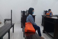 Bị cáo Giang tại tòa.