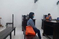 Bị cáo tại tòa.