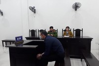 Bị cáo Thắng tại tòa.