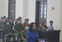 Trần Thị Nhàn tại phiên tòa sơ thẩm. Ảnh: Viện kSND tỉnh Quảng Trị.