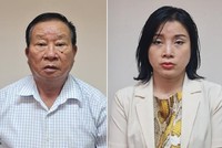 Hai bị can Phạm Huy Lập và Phạm Thị Kim Oanh. Ảnh: Bộ Công an. 