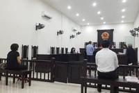 Bị cáo tại tòa.