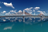 Phối cảnh cầu Cửa Hội