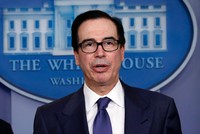 Bộ trưởng Tài chính Mỹ: Gói cứu trợ mới có thể được đưa ra trong tuần này