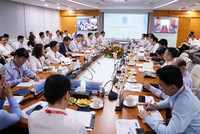 Cuộc họp làm việc của Ban Lãnh đạo PVN tại PV GAS được tổ chức tại trụ sở PV GAS (Nguồn: PV GAS)