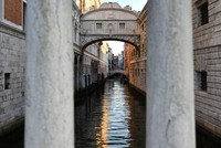 Quang cảnh của Ponte dei Sospiri được chụp trong cuộc họp các Bộ trưởng tài chính và Ngân hàng trung ương G20 tại Venice ngày 10/7/2021.