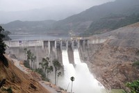 Thủy điện Hủa Na thuộc địa phận xã Đồng Văn, huyện Quế Phong, tỉnh Nghệ An