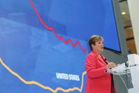 Bà Kristalina Georgieva, Giám đốc điều hành của Quỹ Tiền tệ Quốc tế (IMF) 