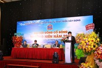 Ông Nguyễn Hùng Cường, Chủ tịch HĐQT DIC Corp đang phát biểu.