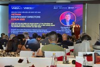 Ông Nguyễn Tiến Dũng, Phó tổng giám đốc Sở Giao dịch Chứng khoán Việt Nam chia sẻ tại sự kiện.