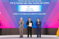 Long Châu được vinh danh “Top 10 Thương hiệu Tăng trưởng ấn tượng” tại Thương hiệu Mạnh Việt Nam 2025